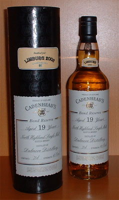 Dalmore 19y 60,1% f�r Limburg 2003 Cadenheads