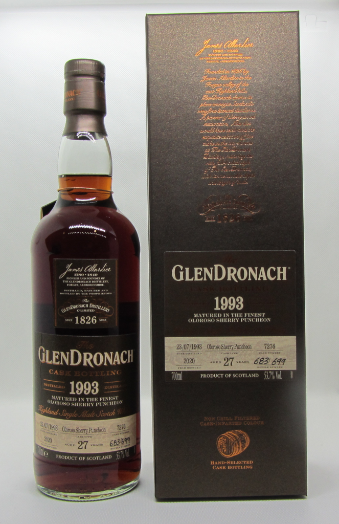 Glendronach 1993 27y Single Cask 7276 Batch 18 53,7% 0,7L