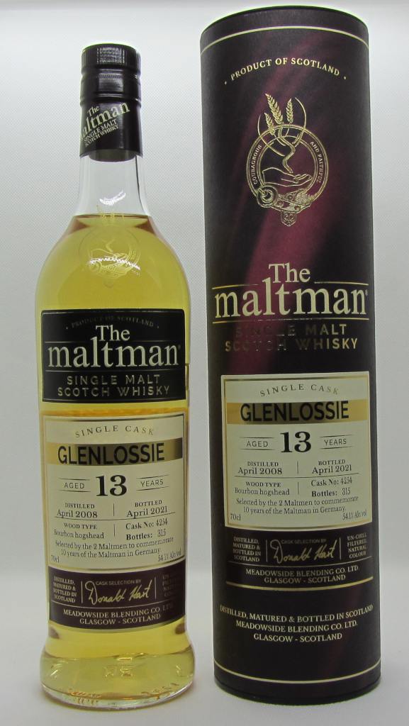 Glenlossie 13y 2008/2021 54,1% 0,7L Maltman