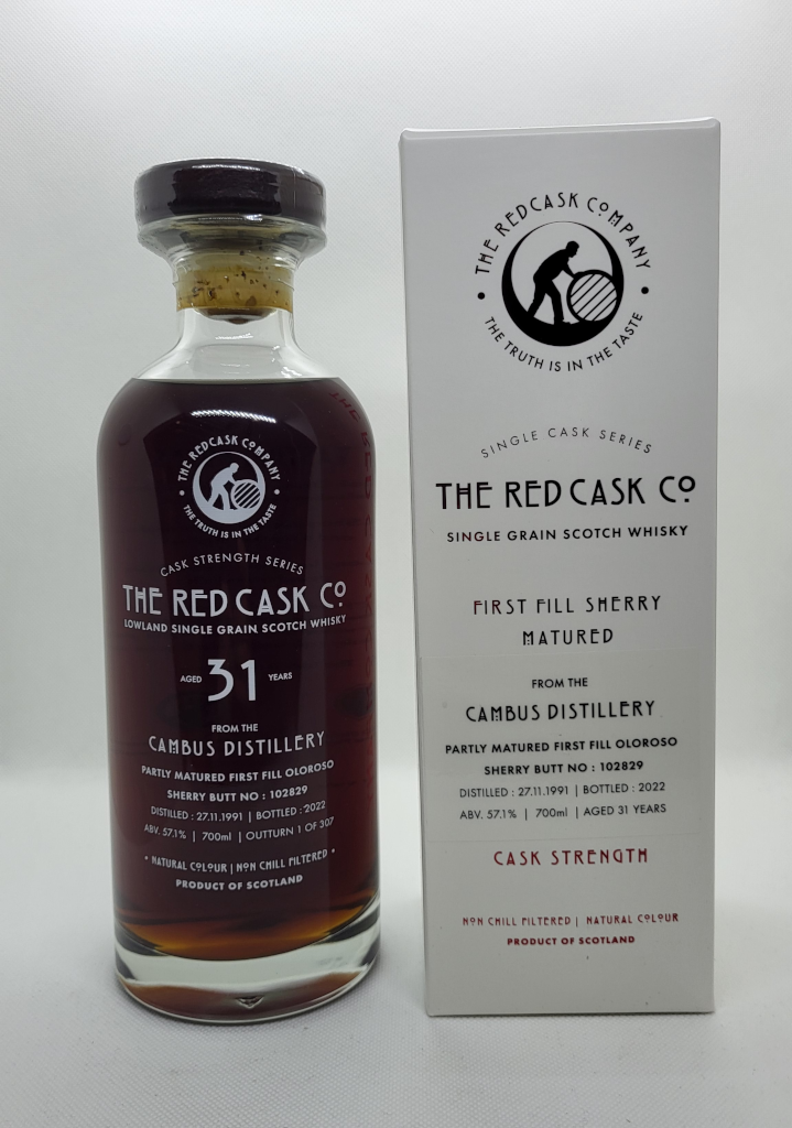 Cambus 31y 1991/2022 57,1% The Red Cask Co. 0,7L
