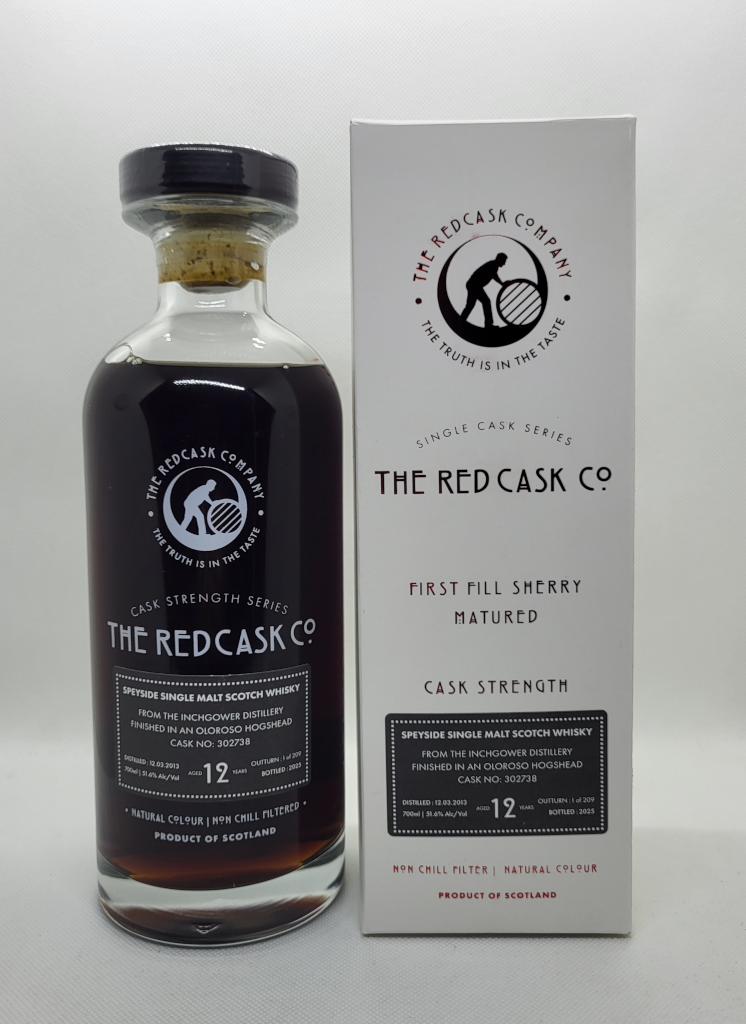 Inchgower 12y 2013/2025 51,6% The Red Cask Co. 0,7L
