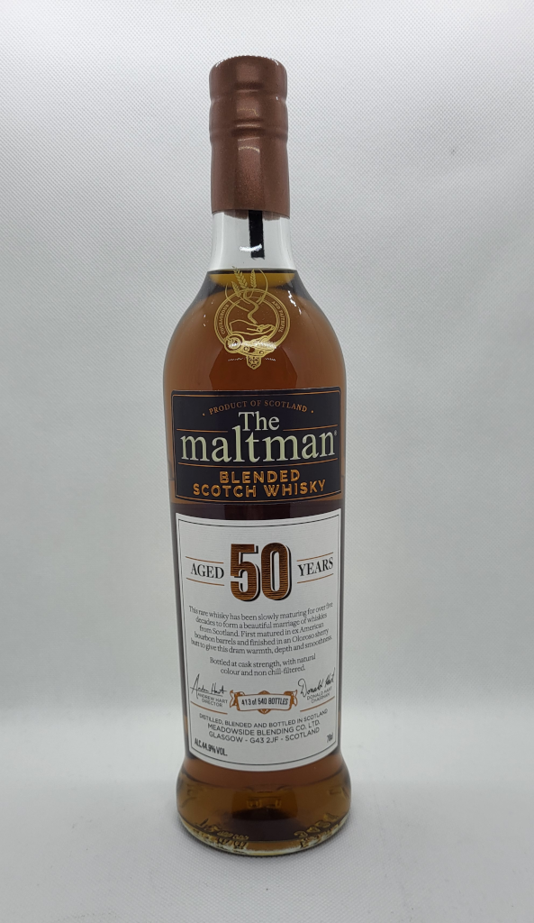 Blended Scotch Whisky 50y 1972 44,9% 0,7L Maltman