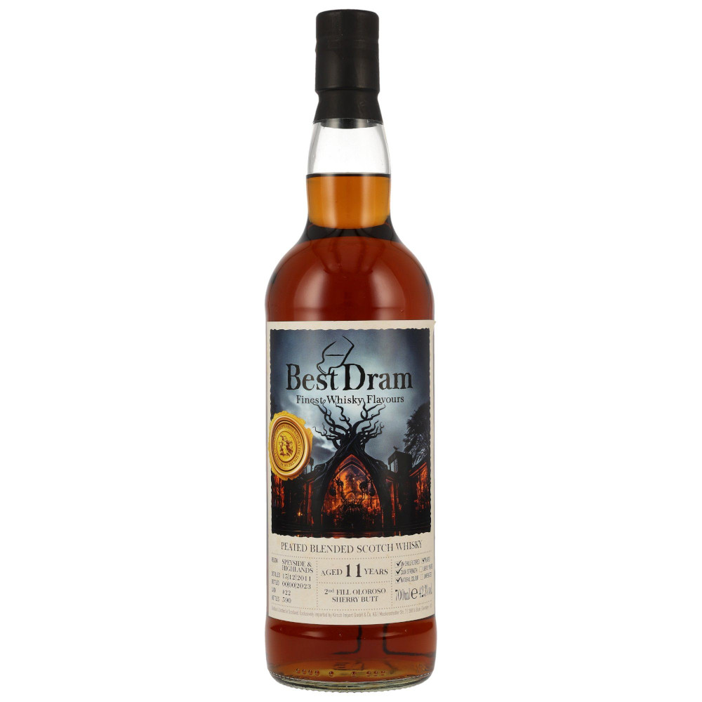 Peated Blended Scotch Whisky 11y 2011/2023 42,3% Best Dram 0,7L