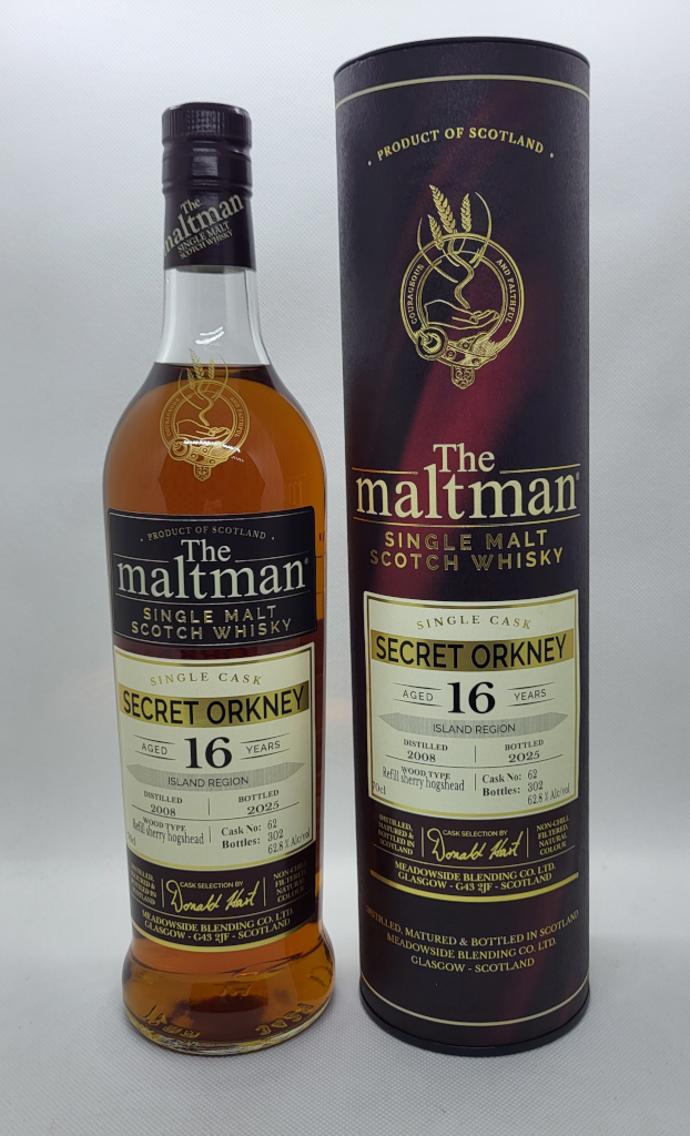 Secret Orkney 16y 2008/2025 62,8% 0,7L Maltman