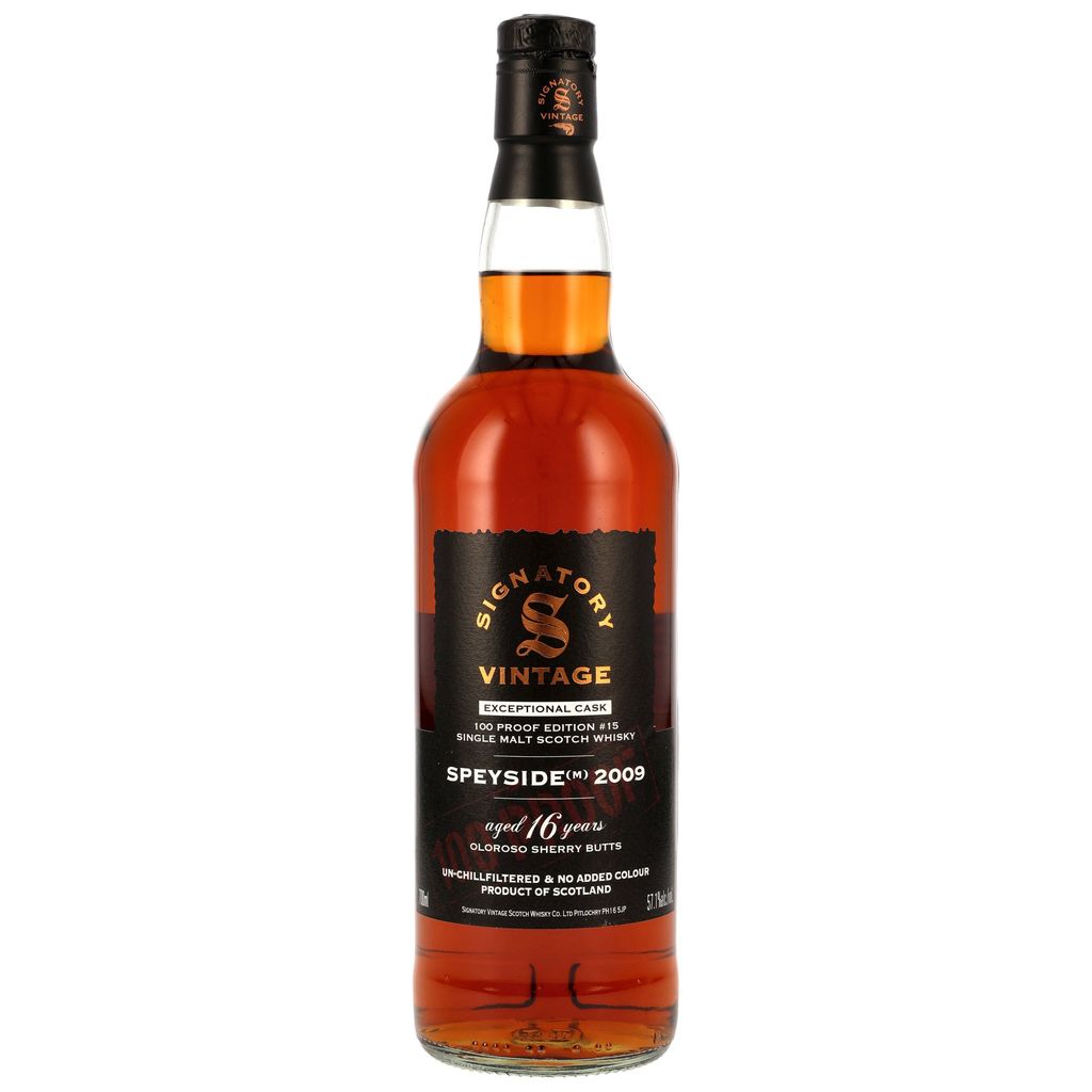 Speyside (M) 16y 2009/2025 57,1% 100 Proof Exceptional Casks #15